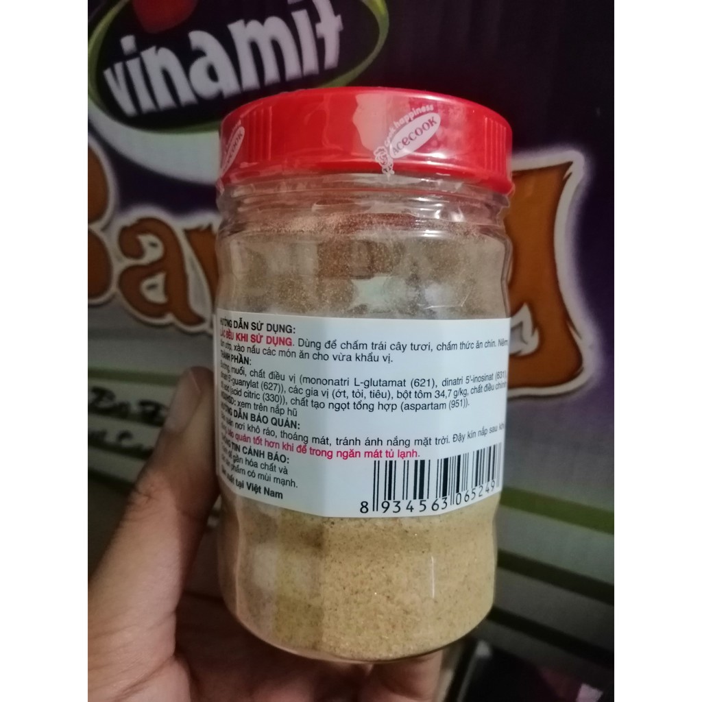 Muối Hảo Hảo Tôm Chua Cay 120g Chính Hãng Acecook Date 11/2023