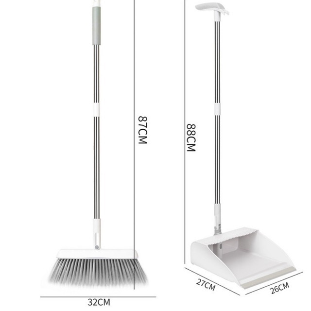 Bộ Chổi Quét Nhà Hốt Rác Đa Năng, Chổi Quét Bụi Cao Cấp( Tặng Kèm Qùa)