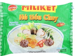 Thùng 30 gói Hủ tiếu chay Miliket gói 65g