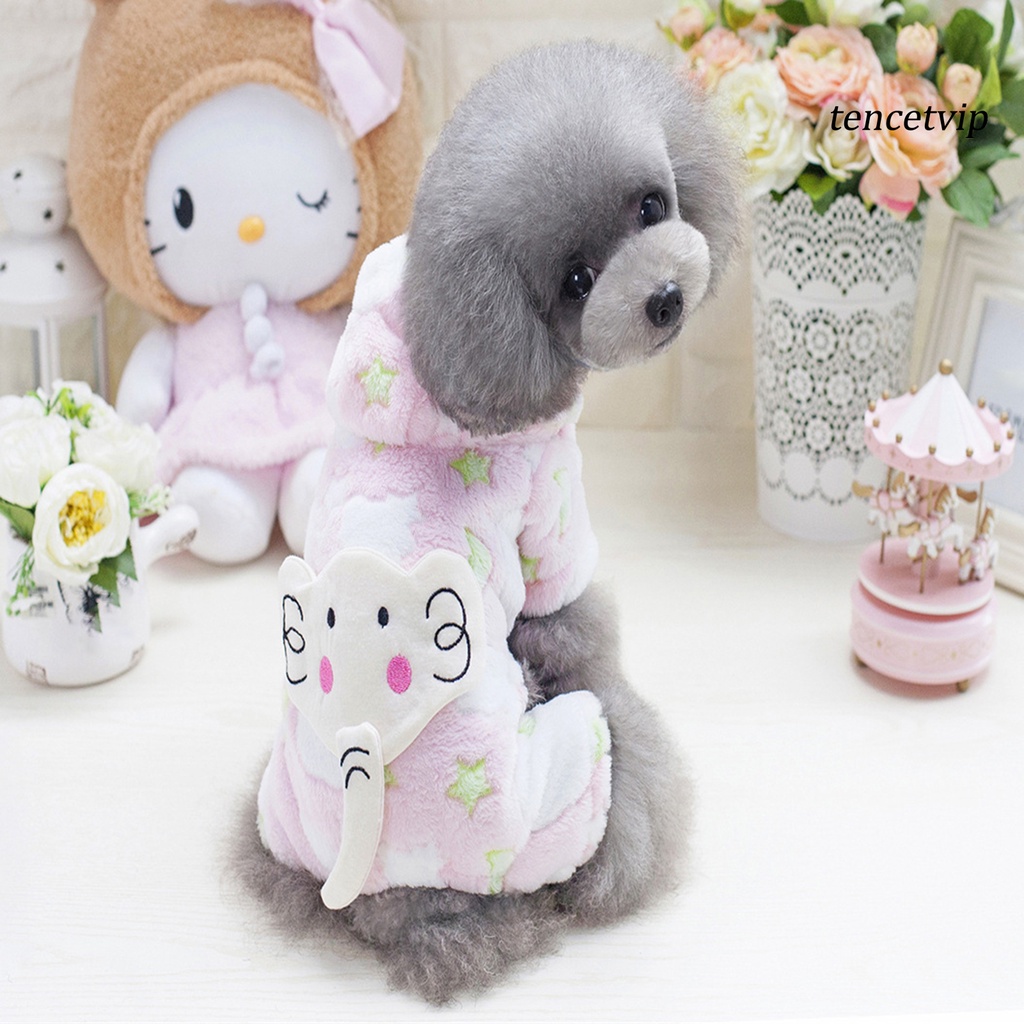 Đồ ngủ họa tiết chú voi dễ thương cho thú cưng
