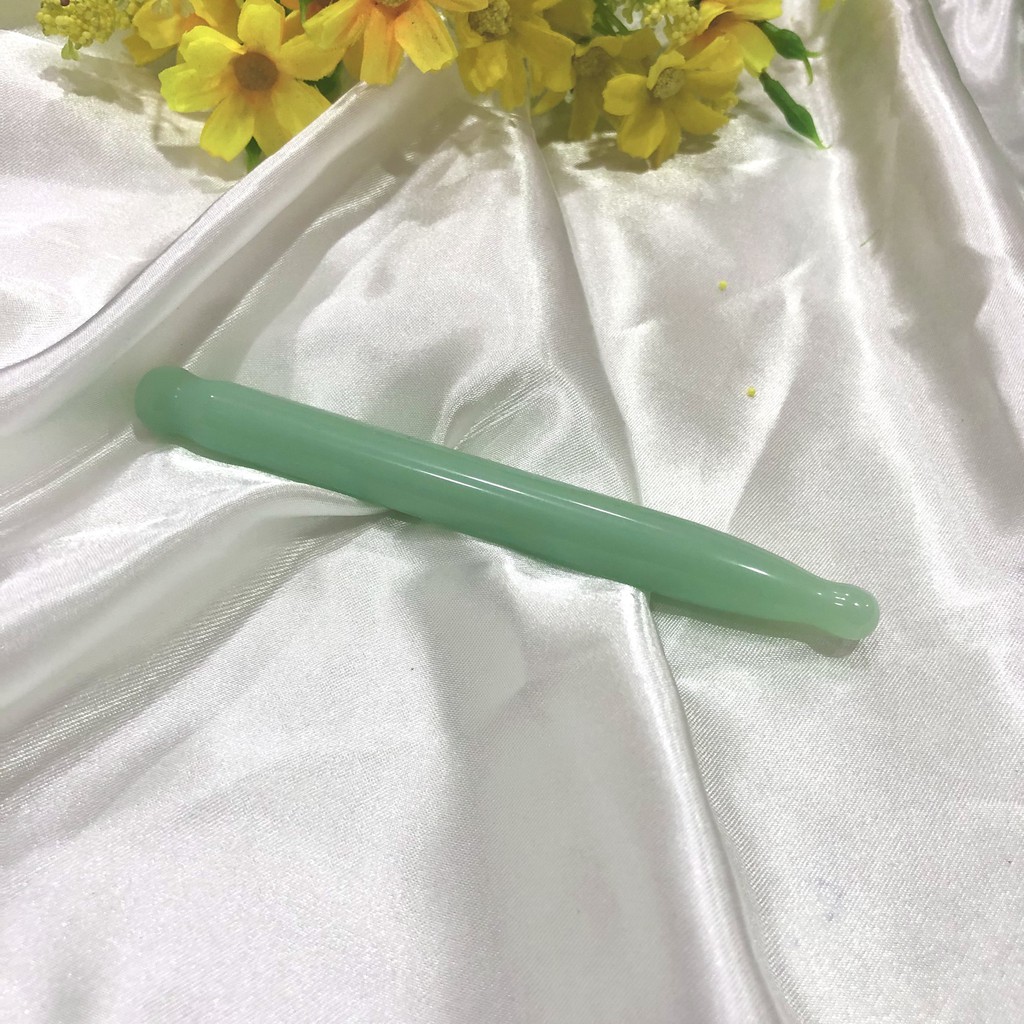 Cây ân huyệt, massage bằng đá màu Xanh-Đầu nhỏ