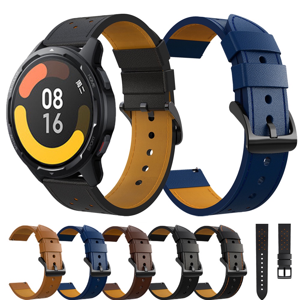 Dây đeo da cho đồng hồ Xiaomi MI Watch S1 Active /S1 22mm