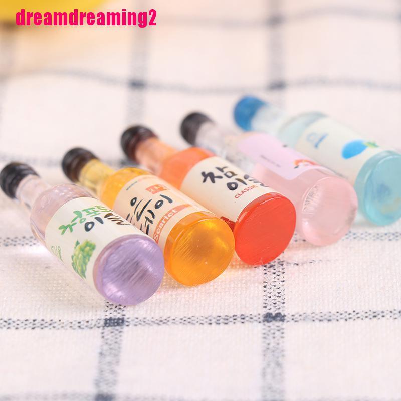 Bộ 10 Mô Hình Chai Rượu mini Tỉ Lệ 1 / 12 Dùng Để Trang Trí Nhà Búp Bê