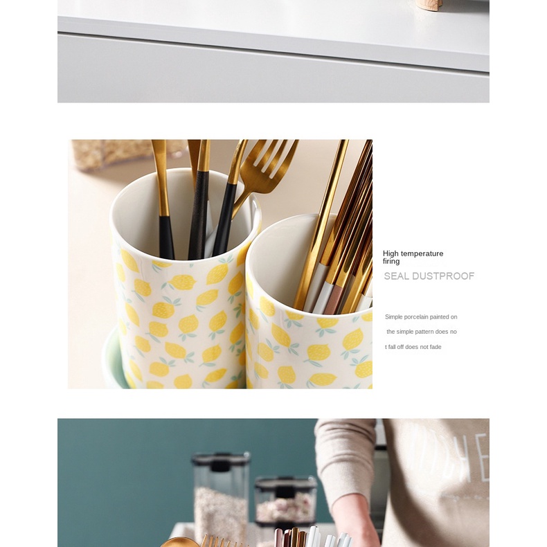 Giá Đỡ Đũa/Đũa/Đũa Bằng Sứ Phong Cách Châu Âu Sáng Tạo