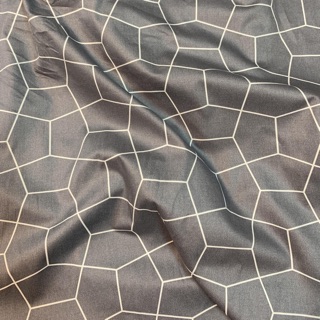 Sỉ lẻ cotton lụa Hàn quốc mẫu mạng nhện nền ghi