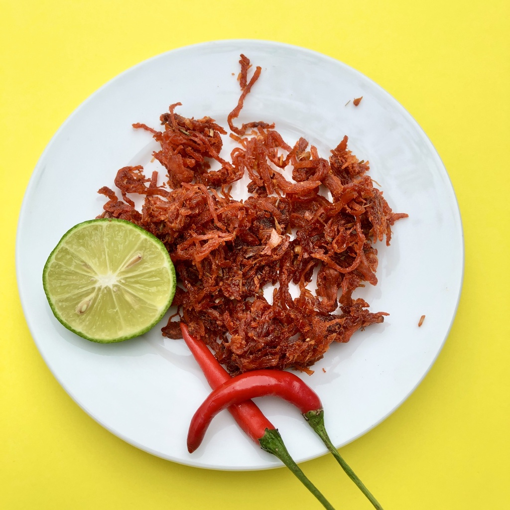 Khô Bò Sợi Cay Hàng Ngon Loại Gói 50g Đồ Ăn Vặt IMIN FOOD