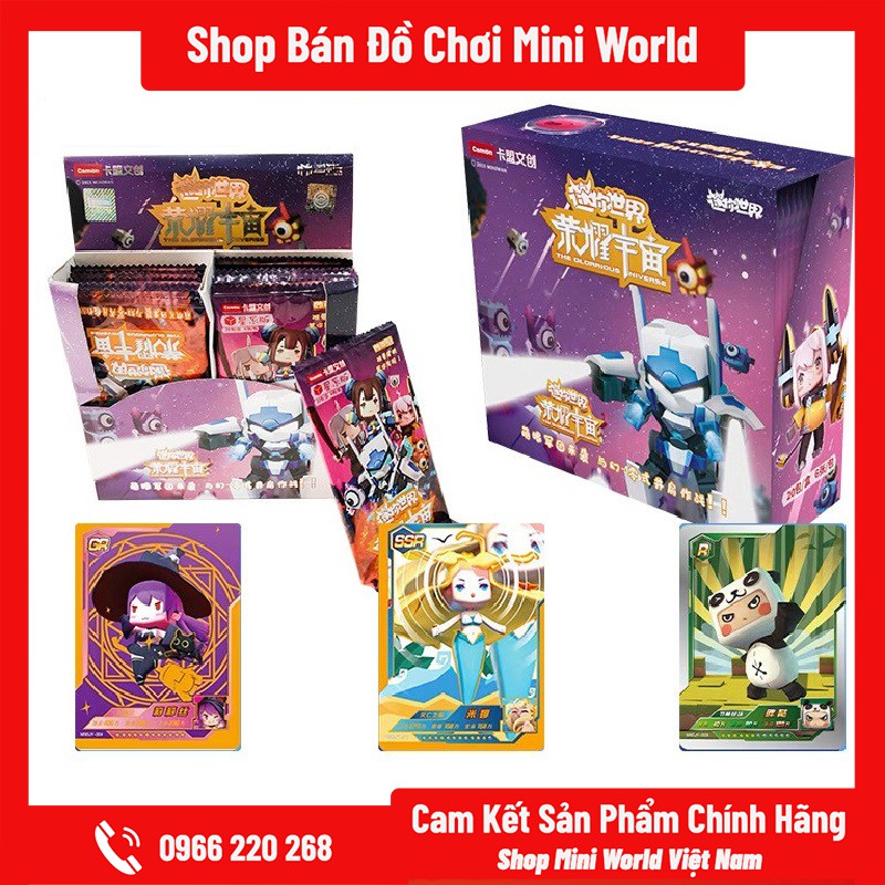 Bộ Sưu Tập Thẻ Bài Mini World SS1 [Trọn Bộ Gồm 20 Gói, 120 Thẻ Bài]