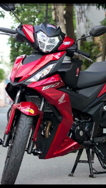 Ốp Đầu Cao Cấp Đen Nhám Winner 150 V1 2 sừng
