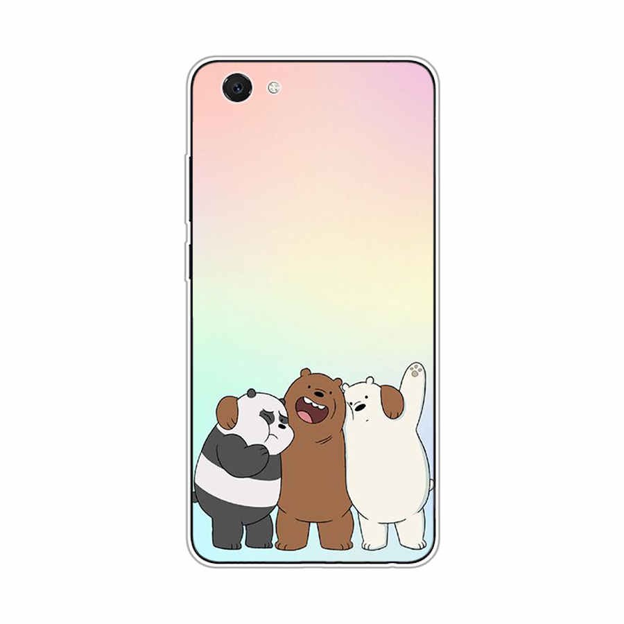 Ốp silicon In Hình Gấu We Bare Bears Thời Trang Cho Vivo Y71 Y81 Z1 Pro Y19 Y15 2020 Y95 Y7I Y8I