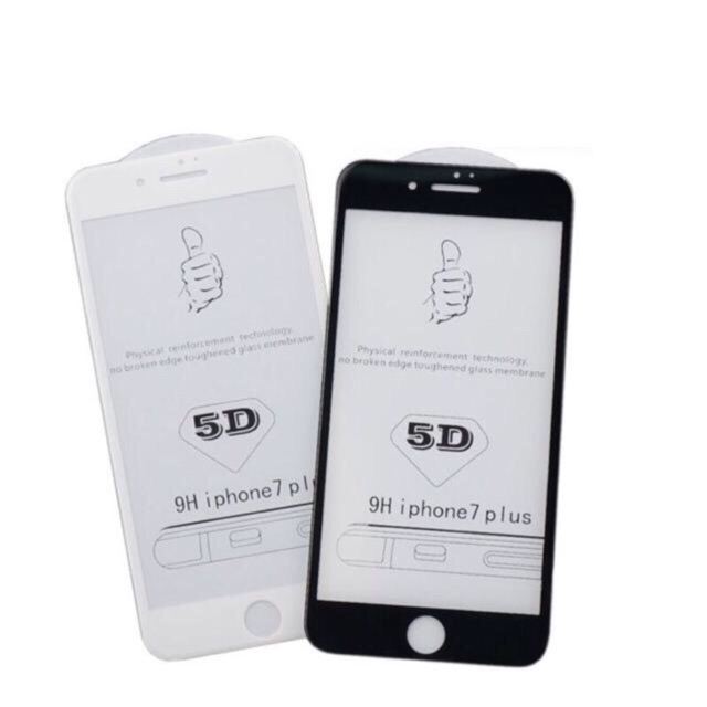 KÍNH CƯỜNG LỰC 5D iphone 6 6 plus 7 7 plus 8 8 plus