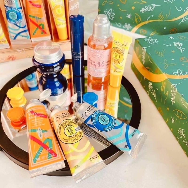 Set Dưỡng Da và Body L'Occitane 7 món kèm box