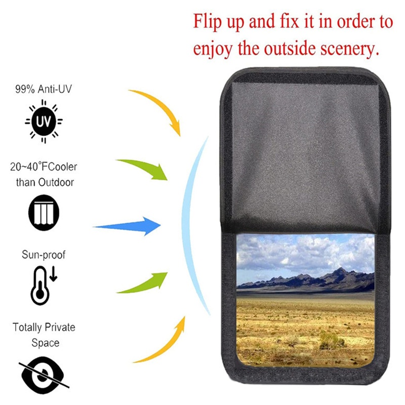 Rèm Lưới Che Nắng Cho Cửa Sổ Xe Hơi Có Thể Gấp Gọn Cho Bé Brea