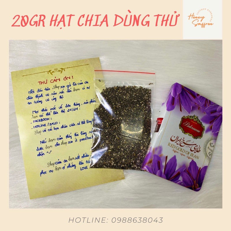 Hạt chia [1K ĐỒNG] - Mẫu dùng thử 20gr - Hạt chia Úc Absolute Organic Hữu cơ | BigBuy360 - bigbuy360.vn
