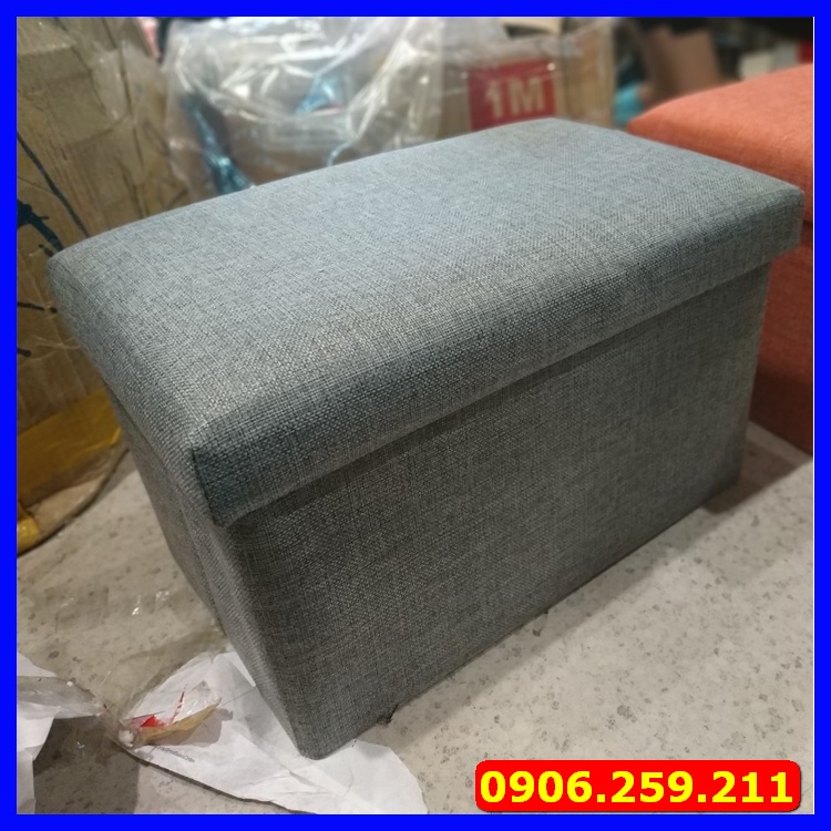 Ghế ngồi kiêm hộp đựng đồ đa năng - Tủ vải đựng đồ kiêm ghế ngồi tiện dụng