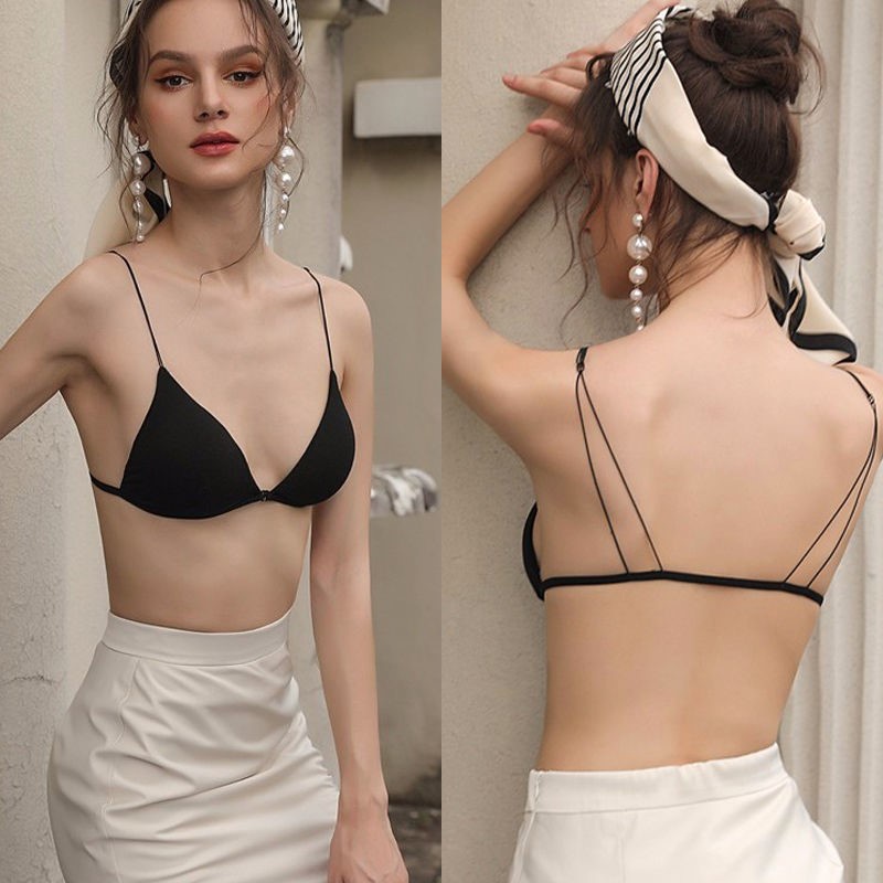 Áo Ngực Tam Giác Mềm Mại Không Gọng Có Mút Nâng Ngực Quyến Rũ Cho Nữ
