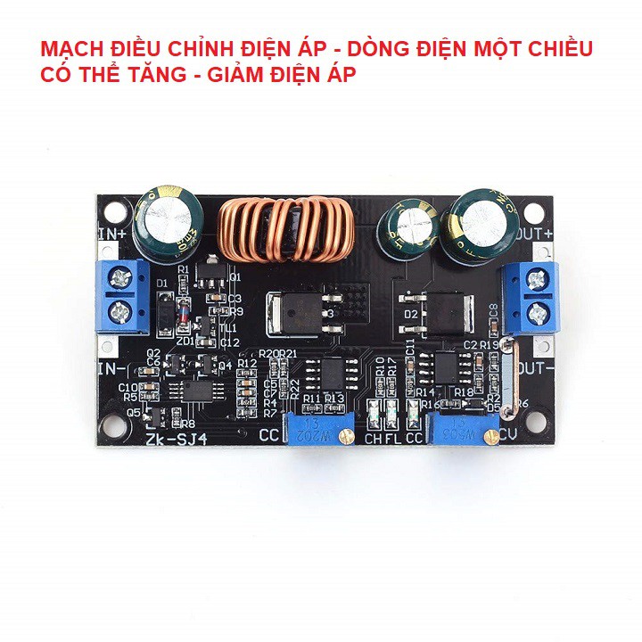 MẠCH TĂNG và GIẢM ĐIỆN ÁP MỘT CHIỀU BUCK BOOT CÓ CHỈNH DÒNG RA
