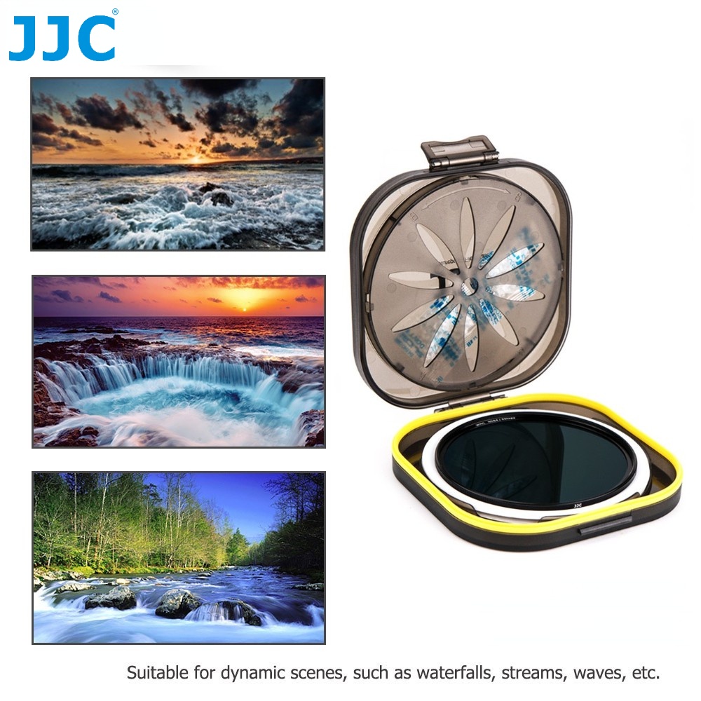 Bộ lọc ống kính máy ảnh JJC ND64 6 mức mật độ trung tính giảm phơi sáng 58-82mm cho loại không gương lật DSLR