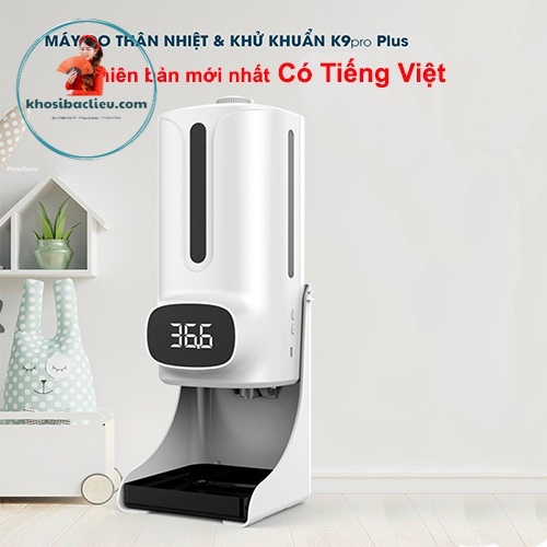 MÁY ĐO THÂN NHIỆT k9 pro plus KIÊM XỊT SÁT KHUẨN TAY TỰ ĐỘNG MÁY KHỬ KHUẨN XỊT RỬA TA KHỬ Khuẩn