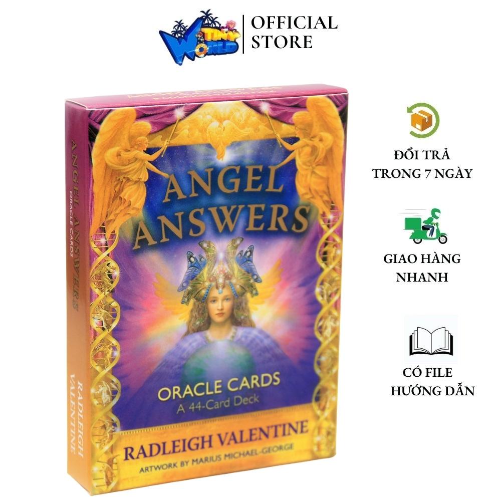Bộ Tarot Angel Answers Oracle Cards M20 Bài Bói New