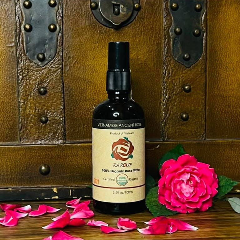 KAROSE NƯỚC CẤT HOA HỒNG HỮU CƠ ( Karose 100% Organic Rose Water)