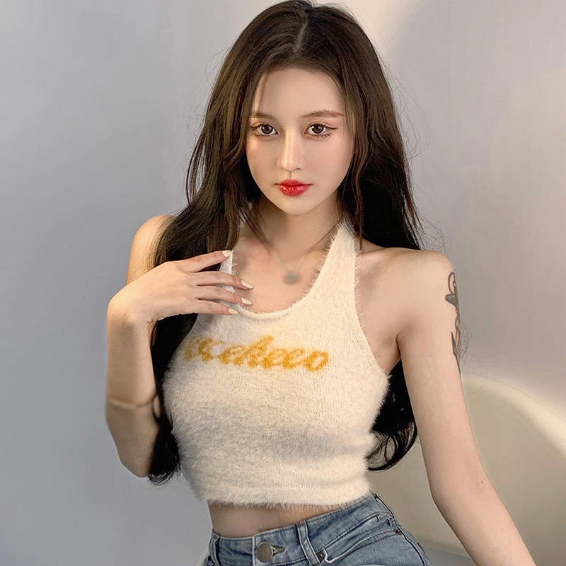 Áo Tank Top Sát Nách Hở Lưng Phong Cách Quyến Rũ