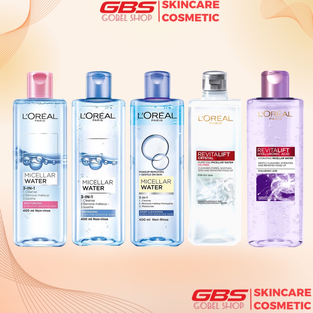 Nước Tẩy Trang LOreal Paris -L'Oréal Paris 3-in-1 Micellar Water / Revitalift Crystal