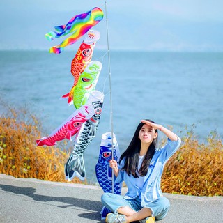 【Kiss】Tất Nhật Bản chống thấm nước họa tiết hình con cá dùng trang trí