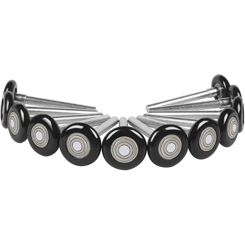 Bộ 12 Bánh Xe Lăn Cửa Garage Bằng Nylon 2 inch Kèm Ổ Bi Kín 6200Zz