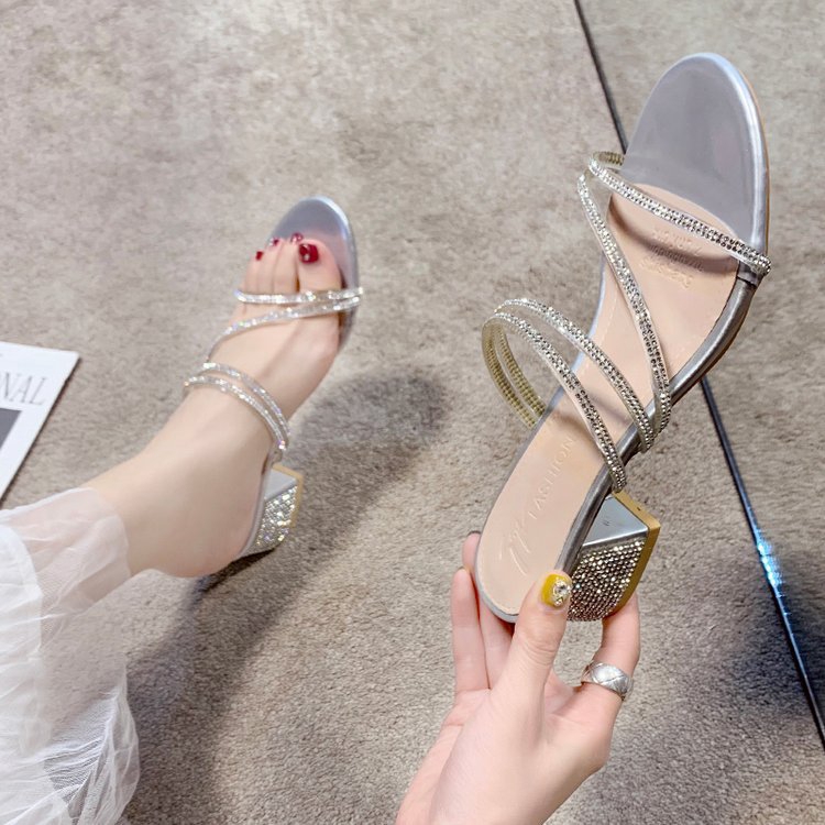 Giày sandal nữ đế dày thời trang Hàn Quốc tùy chọn màu sắc