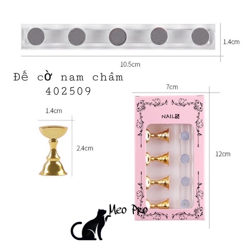 Bộ đế gắn móng tập vẽ nail
