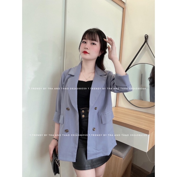 Áo Khoác Blazer Dáng Rộng Hàn Quốc Thời Trang Công Sở Bốn Mùa , Áo Vest Nữ Khoác Ngoài Dài Tay | BigBuy360 - bigbuy360.vn