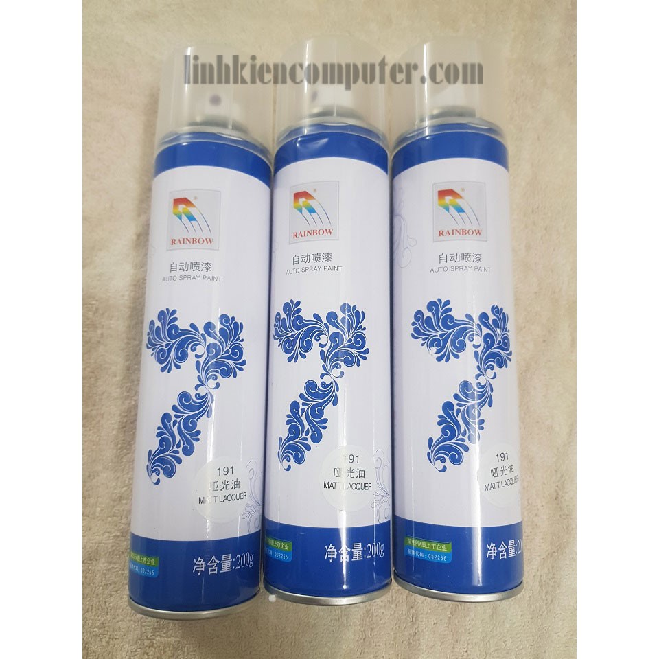 Chai xịt bàn phím chống bị mòn, bóng Rainbow  - tân trang bàn phím laptop từ mòn bóng thành đẹp