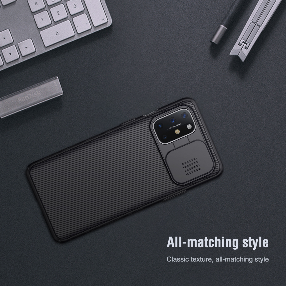Ốp Điện Thoại Nillkin Cho Oneplus 8T Sang Trọng Bằng PC Cứng Có Nắp Trượt Bảo Vệ Camera