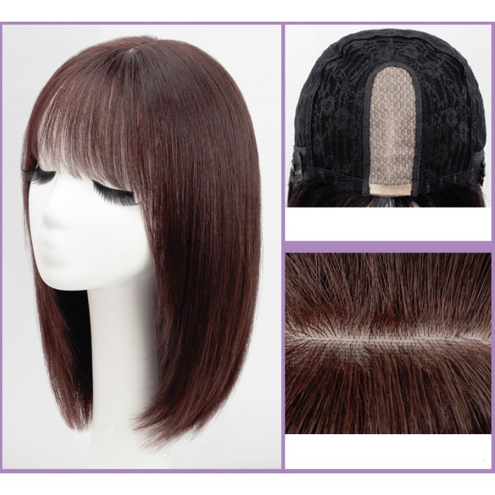 [Mã BMBAU300 giảm 7% đơn 499K] Tóc Giả Cúp Ngang Vai TGT-014 [ WINA ] 100% Tóc Thật 40cm