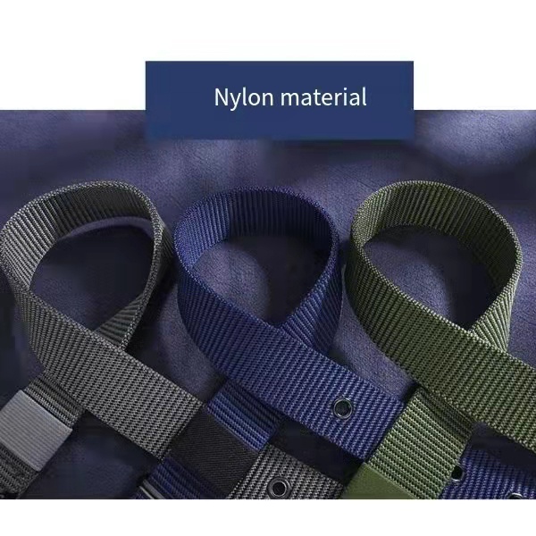 Thắt lưng nylon khóa cài thời trang sang trọng lịch lãm cho nam