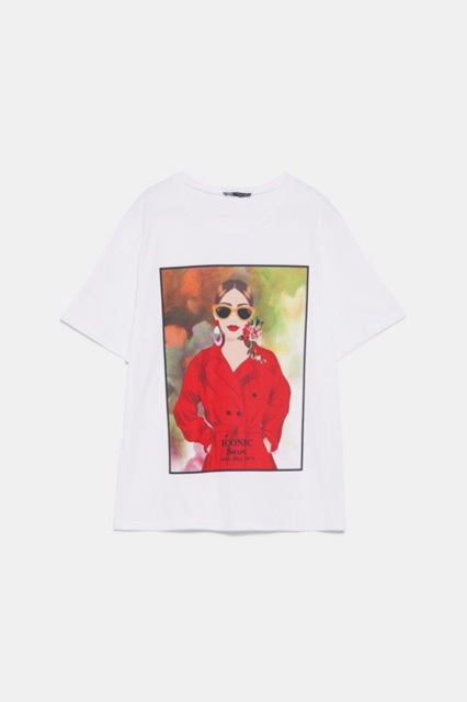 (Sẵn)Áo phông Zara dư sịn new, 2 mầu
