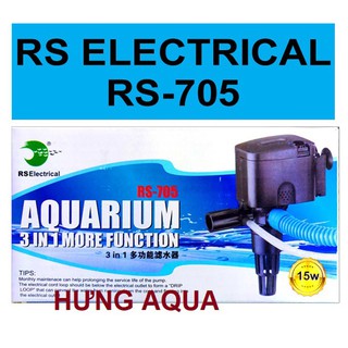Máy bơm nước - máy bơm lọc nước hồ cá mini RS Electrical RS-705/ Jeneca PF-9101 15W chạy êm, bền bỉ (chính hãng)