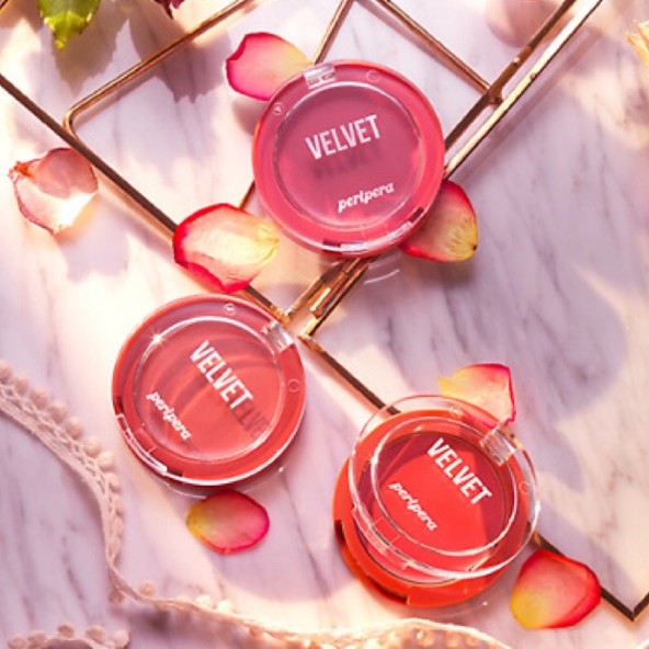 [ CHÍNH HÃNG 100%] Má Hồng Dạng Kem Peripera Pure Blushed Velvet Cheek