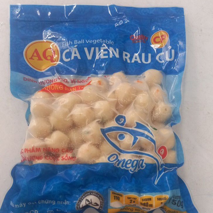 1Kg Cá viên AQ Rau Củ siêu ngon_ CP ( đóng gói 500g)- SHIP HỎA TỐC HCM