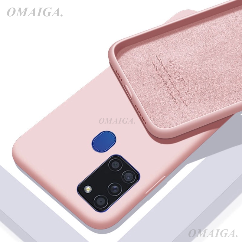 Ốp Điện Thoại Silicone Mềm Nhám Siêu Mỏng Cho Samsung Galaxy A21S Samsung GalaxyA21S SamsungA21S