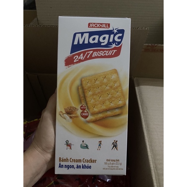 Bánh Quy Magic JackJill 180g (8 packs x22,5g )