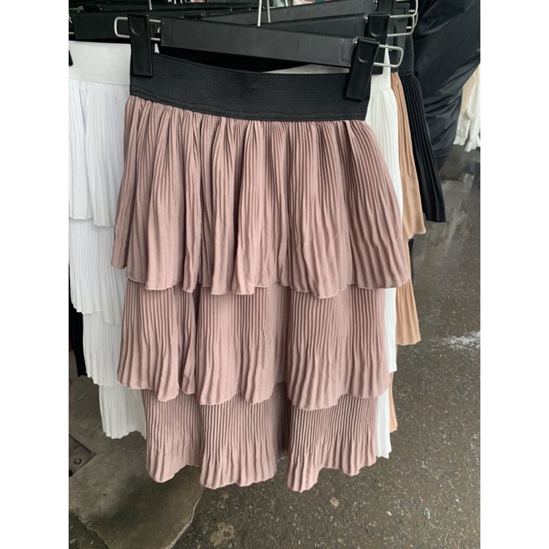 CHÂN VÁY DẬP LY 3 TẦNG MS10286