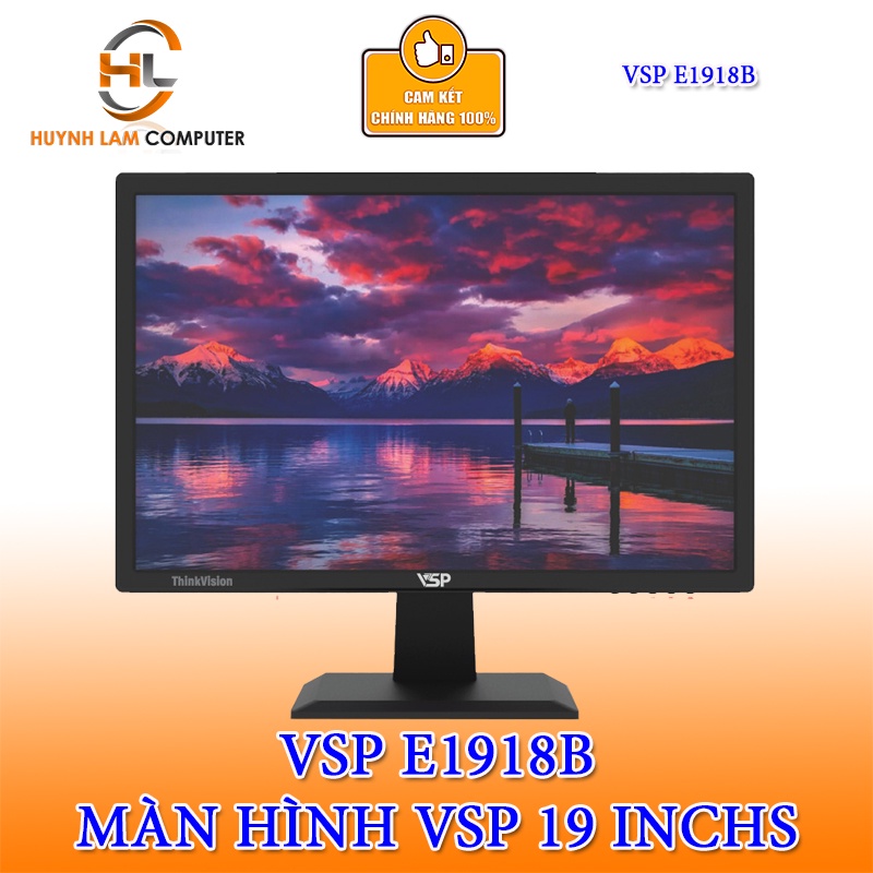 Màn hình VSP 19inch E1918B (HD+ 60Hz, HDMI+VGA) - Chính hãng