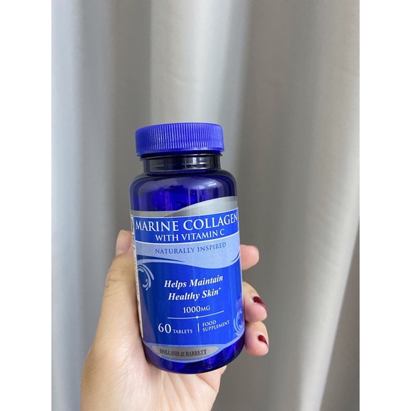Marine collagen vitamin c holland & barrett 1000mg lọ 60 viên giúp da chắc - ảnh sản phẩm 4