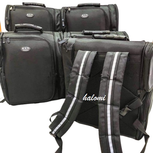 Cốp Balo Celin bằng vải dù chống nước gồm các túi nhỏ chứa đồ chính hãng HALOMI