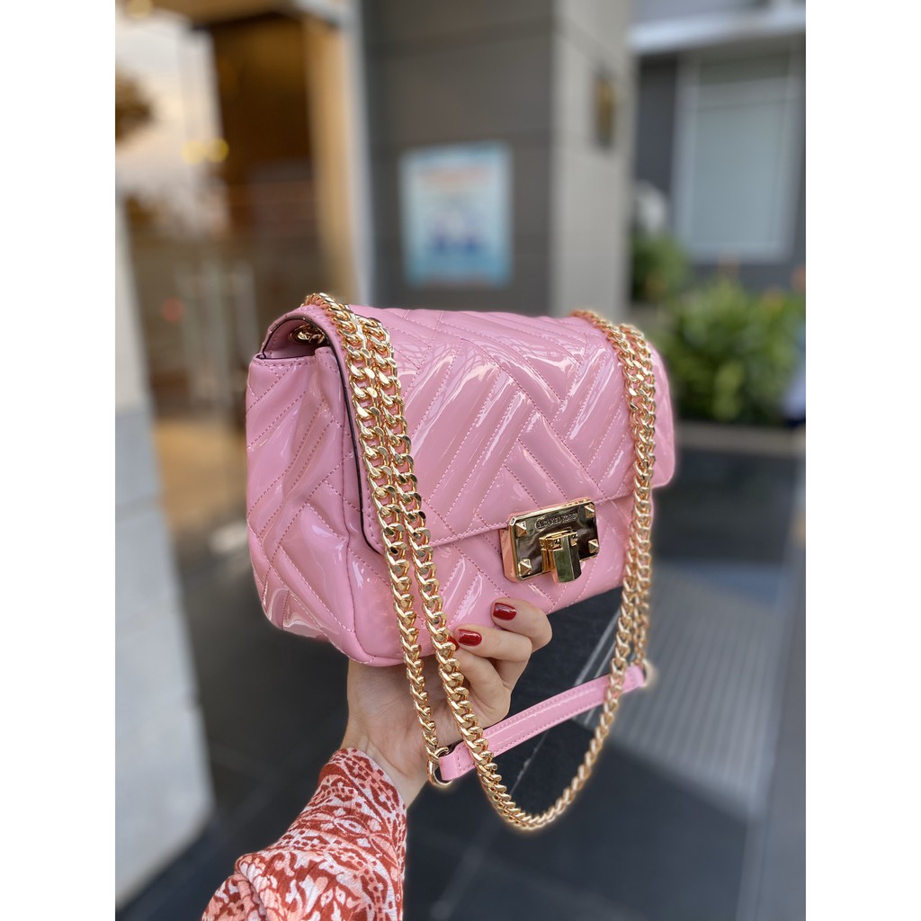 Túi xách nữ chính hãng Micheal Kors  Peyton da bóng dáng đẹp-Size 24cmx20cm