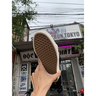 Giày Sneaker Vanss offwwhite đen