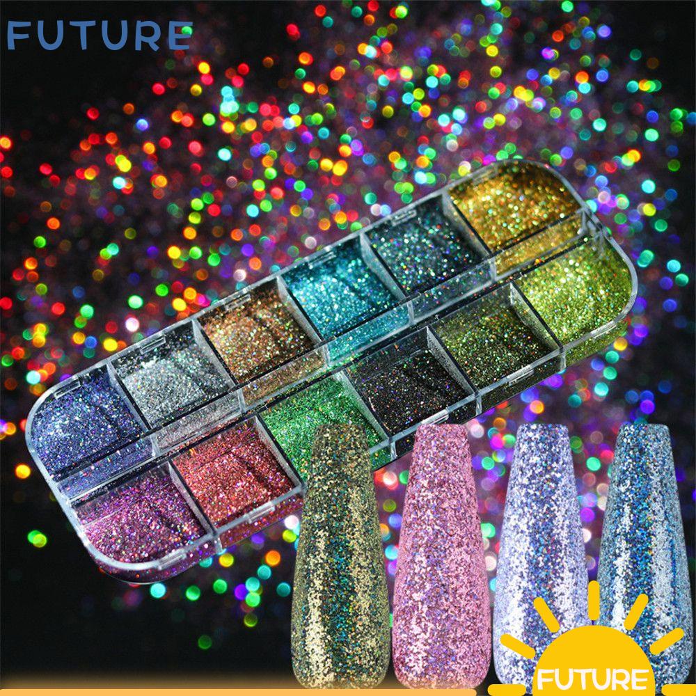 Phụ Kiện Sequin Vỏ Sò Lấp Lánh Tự Nhiên Trang Trí Móng Tay Nghệ Thuật