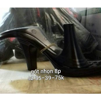 Gót Nhọn 8cm sz từ 35->39