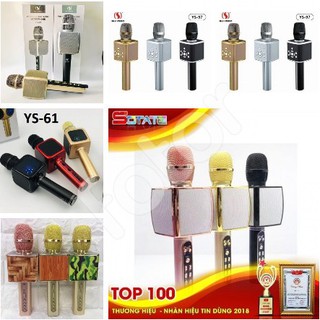 [FREESHIP] MIC KARAOKE BLUETOOTH YS-97, YS-96, YS-92, YS-61, YS-61, YS-10A, YS-88 KÈM LOA